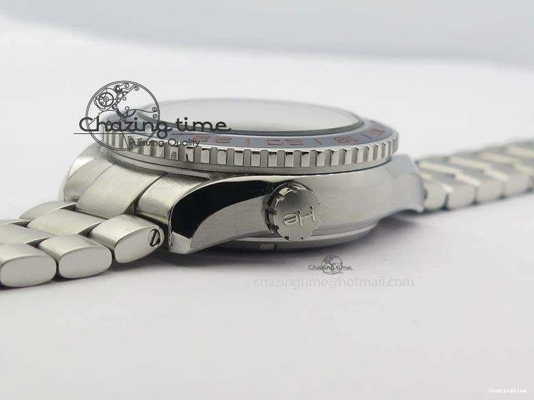 1218 Planet Ocean GMT 43.5mm V6F Goodplanet Orange Marker Blue Dial On SS Bracelet A ModernLook 8215